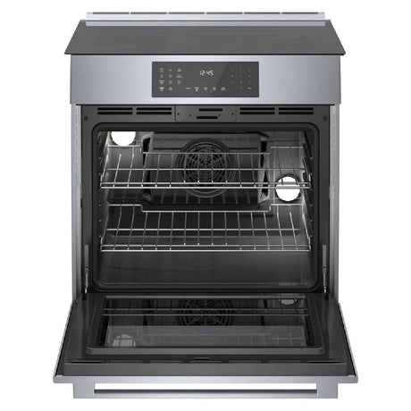 Cuisinière à induction encastrable 30 po, 4,6 pi³ Inox avec FlexInduction et tiroir-réchaud - Série Benchmark