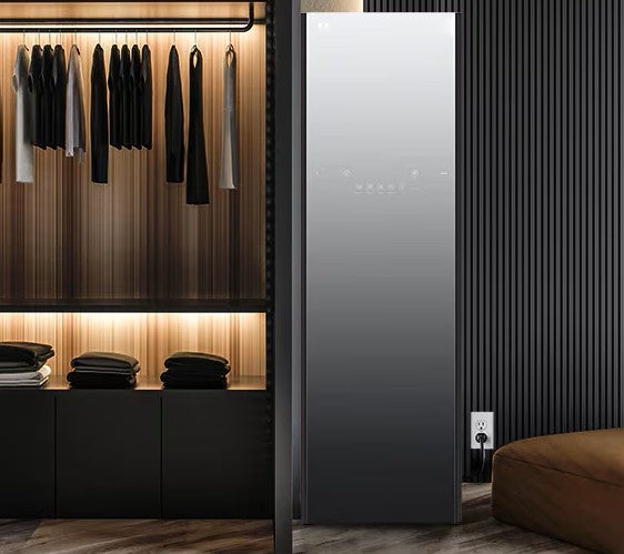 Système d'entretien vapeur Styler noir à porte miroir - True Steam®