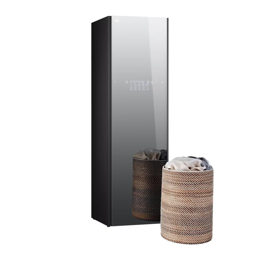 Système d'entretien vapeur Styler noir à porte miroir - True Steam®