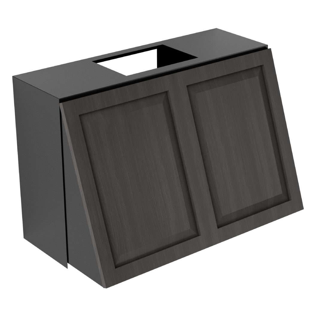 Hotte murale rétractable 36 po 600 CFM, Noir avec Système Magic Lung® et SensaSource®