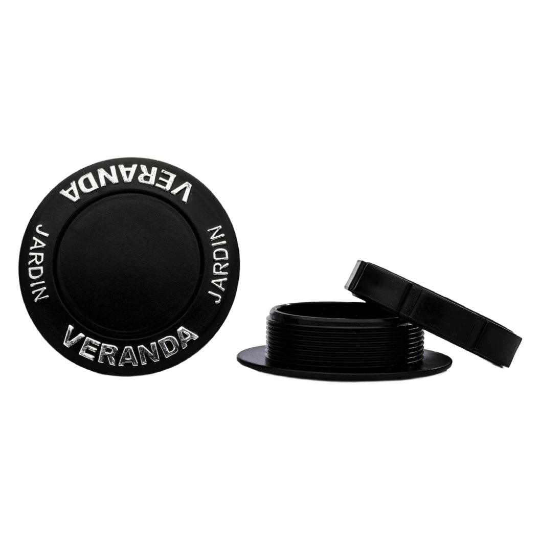 Bouchon pour centre de table robuste noir - Kaza