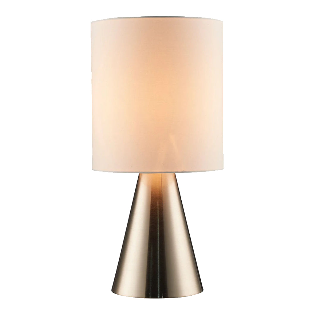 Lampe de table en métal au fini acier brossé 19 po. - Ashley