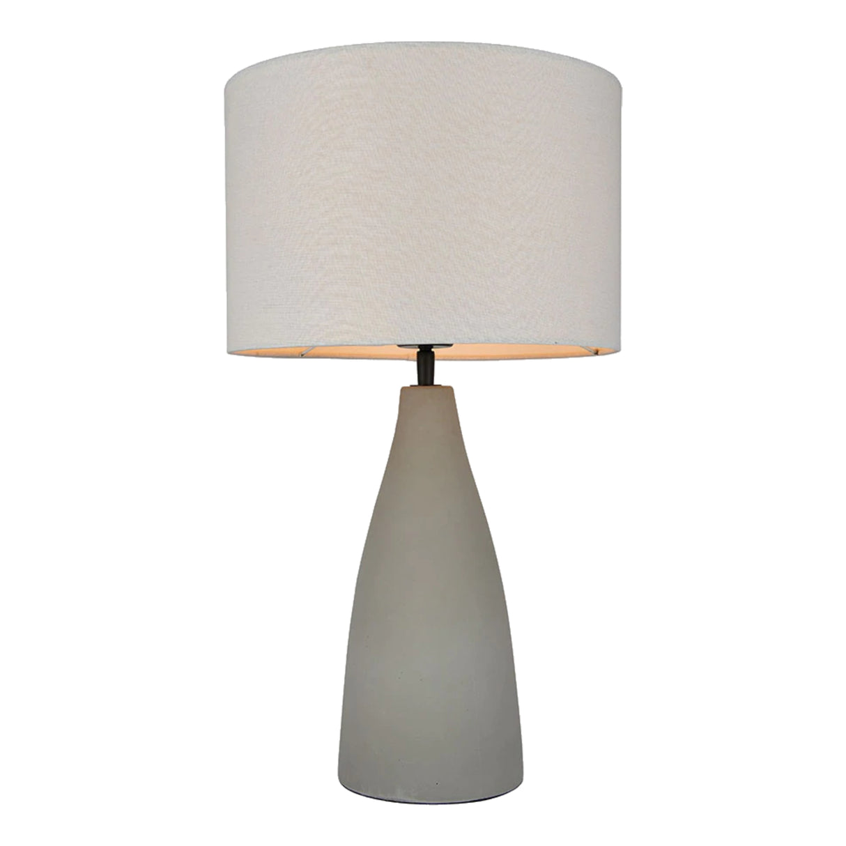 Lampe de table en ciment gris 21po - Ashley