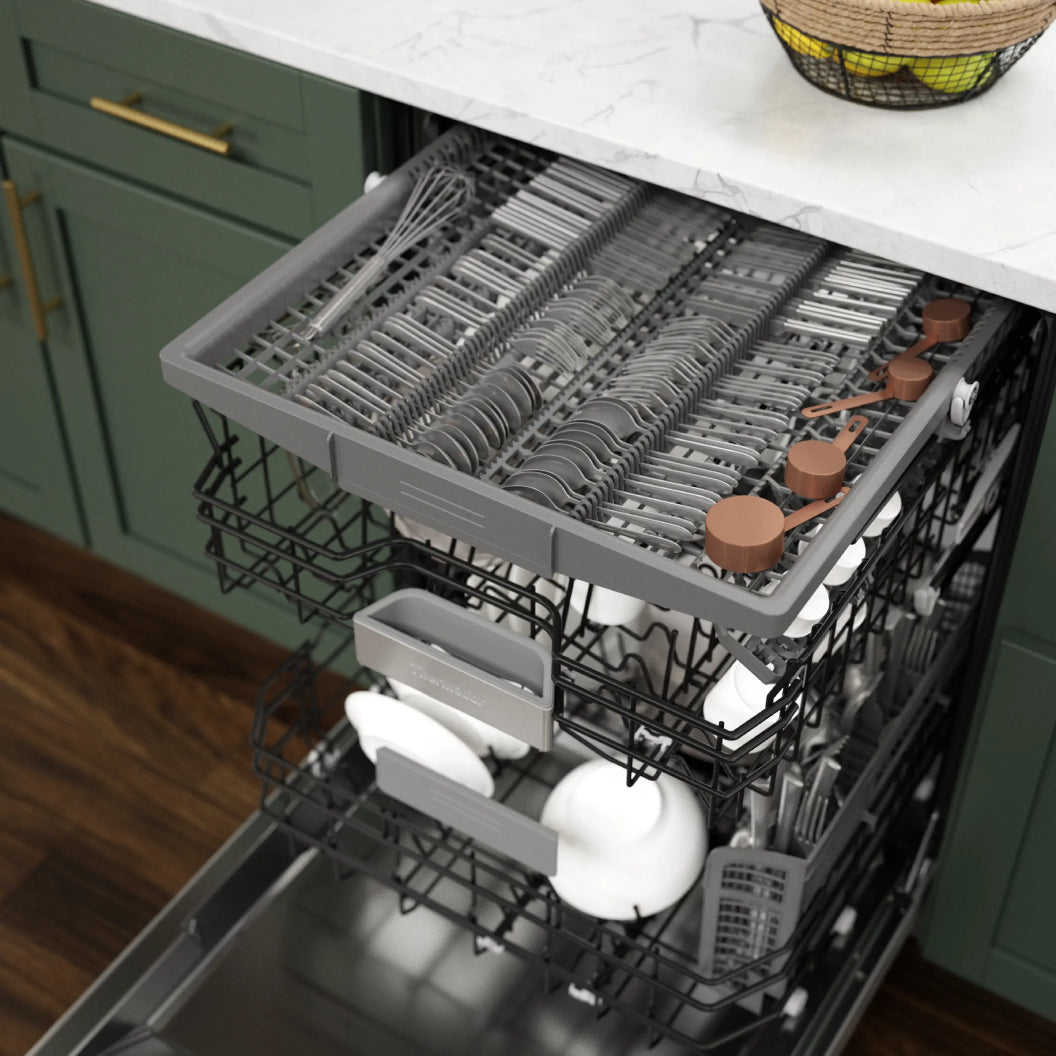 Lave-vaisselle encastrable 24 po, 48 dBA Inox 3 paniers avec PrecisionWash® et Wi-Fi - Série Emerald®