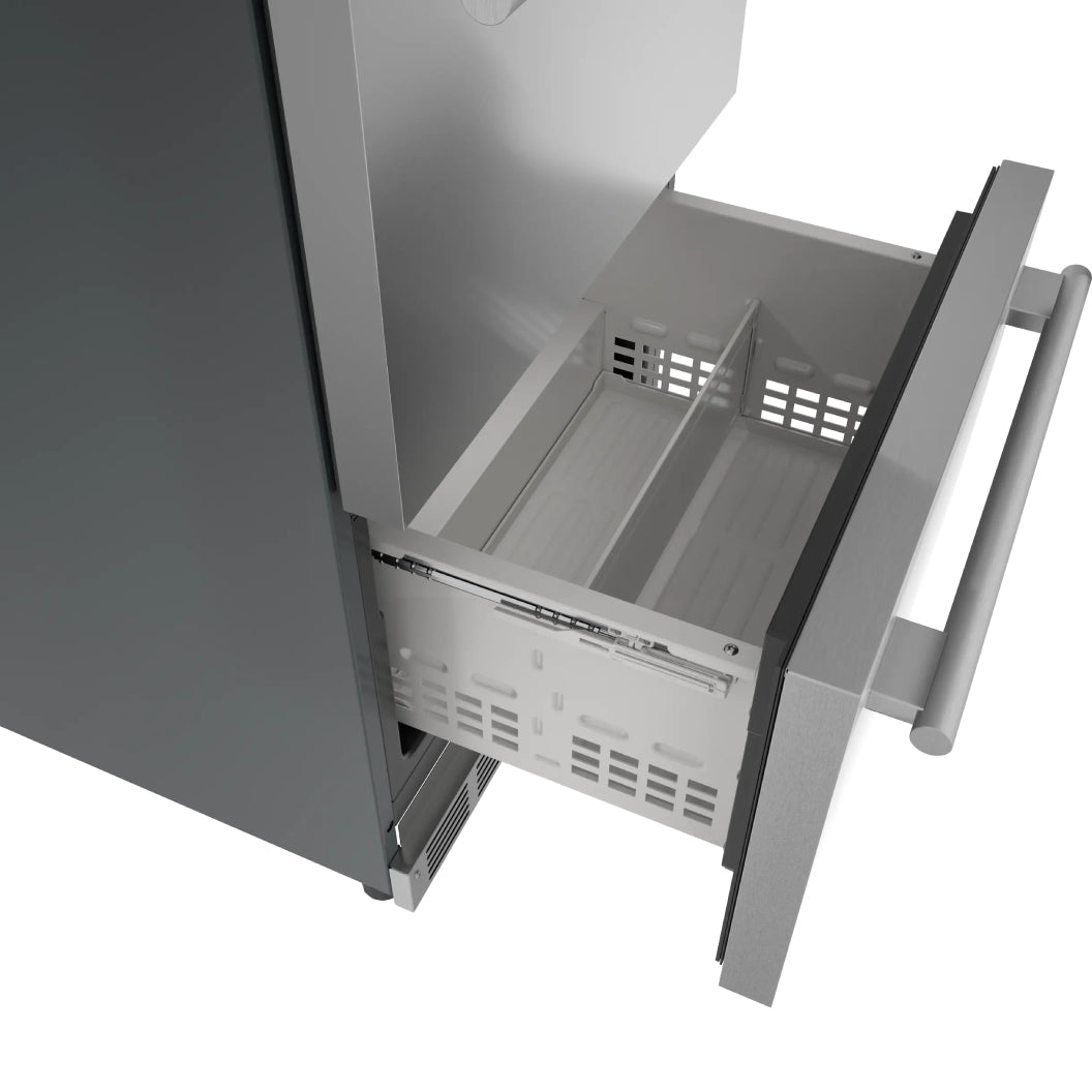 Tiroirs de réfrigération sous le comptoir 24 po, 4,4 pi³ Inox avec Quick Chill - Freedom®