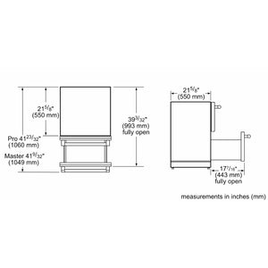 Tiroirs de réfrigération sous le comptoir 24 po, 4,4 pi³ Inox avec Quick Chill - Freedom®