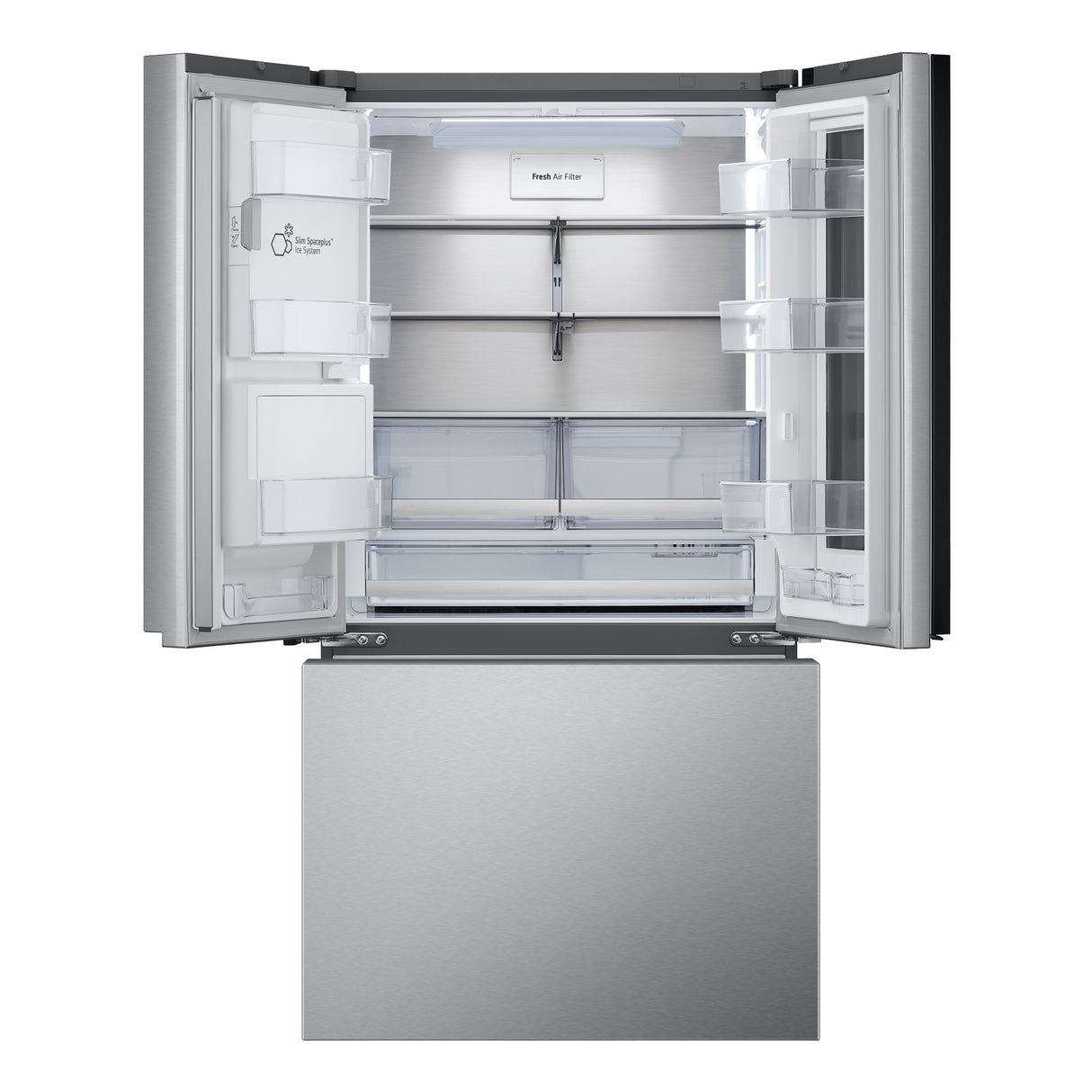 Réfrigérateur portes françaises Inox 36po