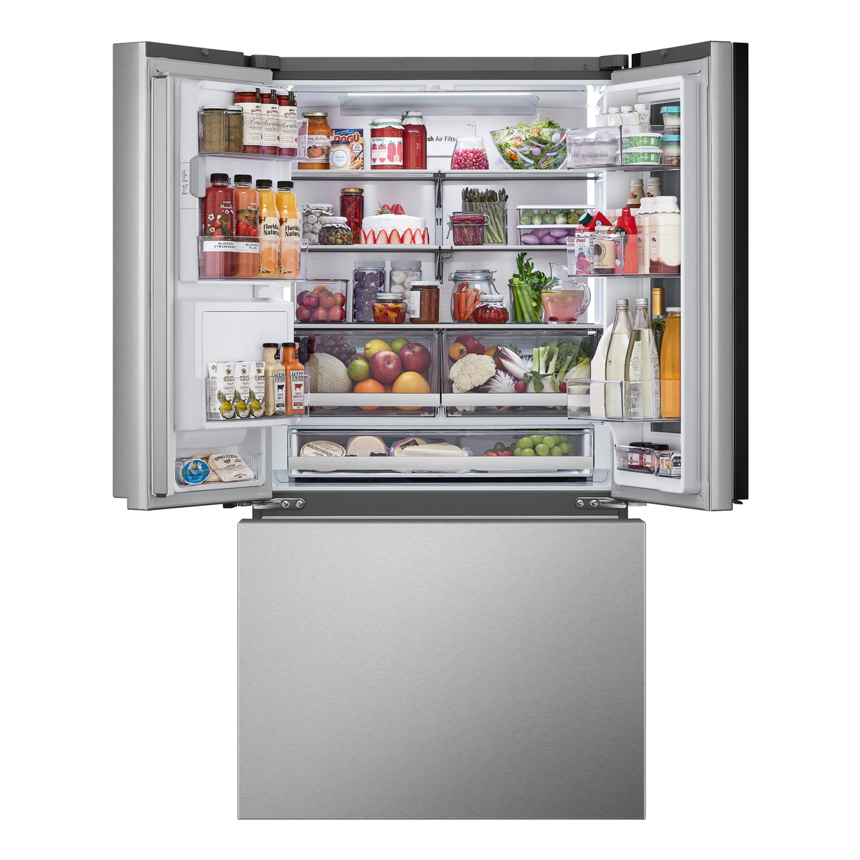 Réfrigérateur portes françaises Inox 36po