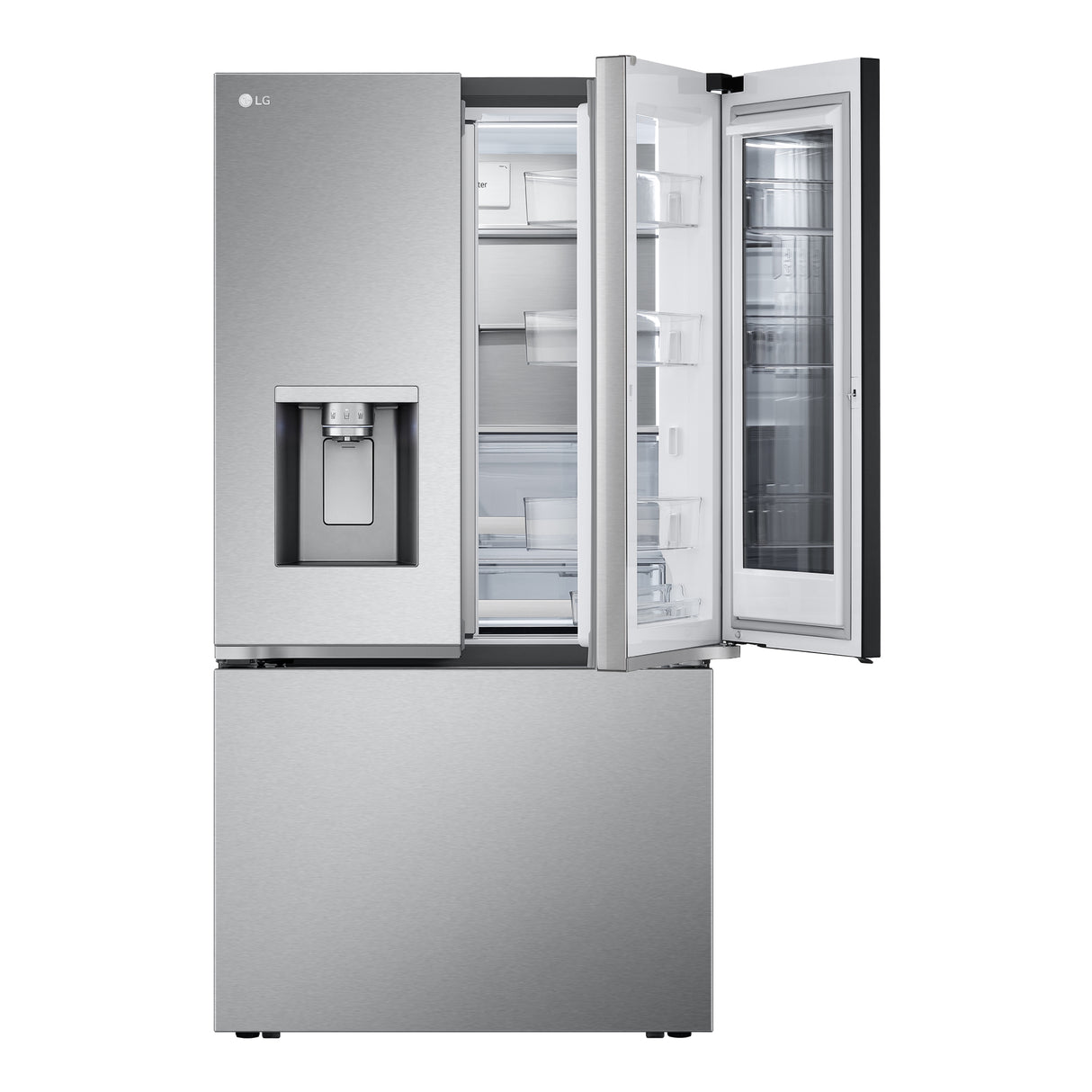 Réfrigérateur portes françaises Inox 36po