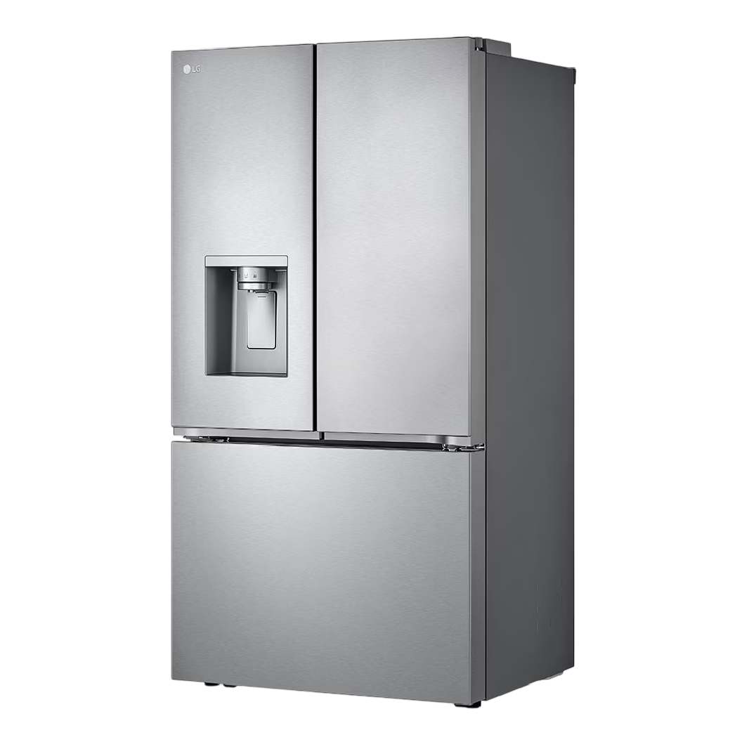 Réfrigérateur porte française 36 po, 31 pi³ 3 portes, Inox avec Wi-Fi et distributeur d'eau et glaçons