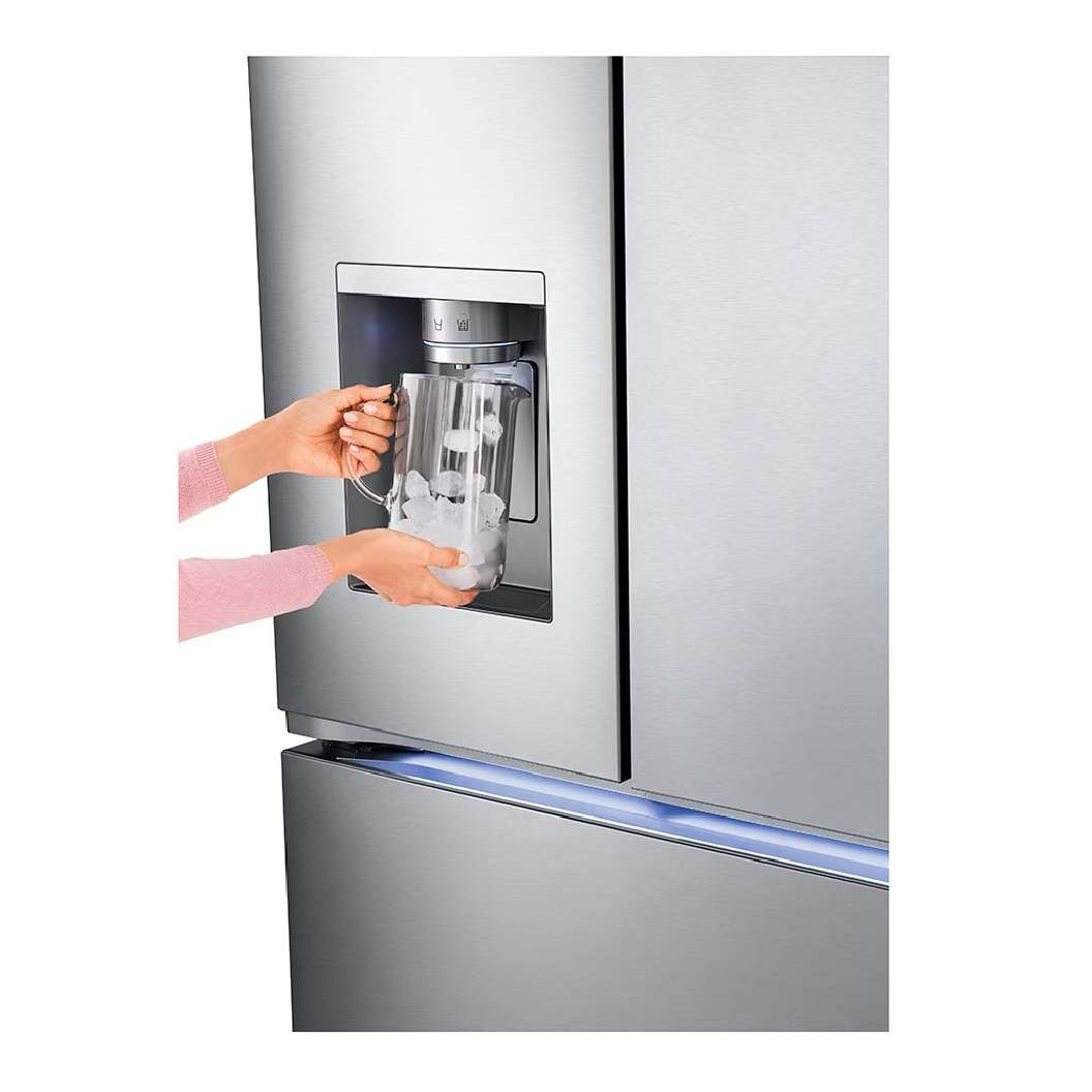 Réfrigérateur porte française 36 po, 31 pi³ 3 portes, Inox avec Wi-Fi et distributeur d'eau et glaçons