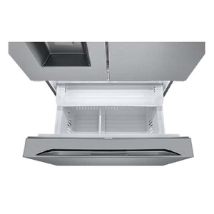 Réfrigérateur porte française 36 po, 31 pi³ 3 portes, Inox avec Wi-Fi et distributeur d'eau et glaçons