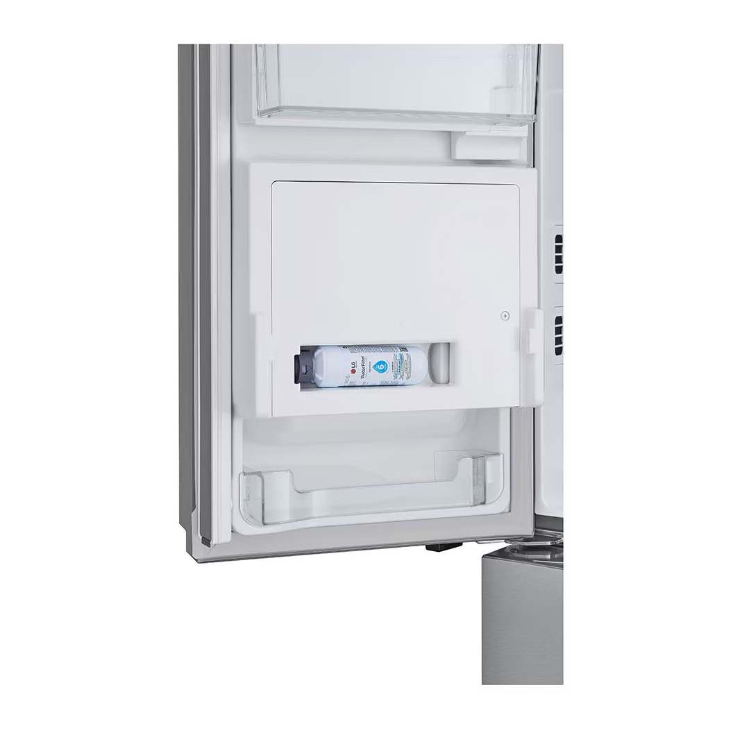 Réfrigérateur porte française 36 po, 31 pi³ 3 portes, Inox avec Wi-Fi et distributeur d'eau et glaçons