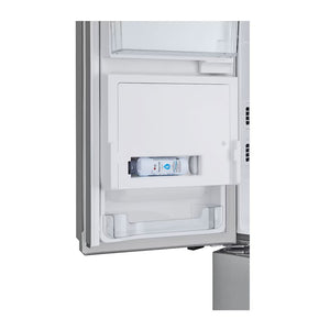 Réfrigérateur porte française à profondeur de comptoir 36 po, 26 pi³ Inox avec Wi-Fi et distributeur d'eau