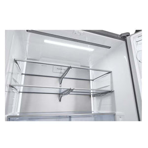 Réfrigérateur porte française à profondeur de comptoir 36 po, 26 pi³ Inox avec Wi-Fi et distributeur d'eau
