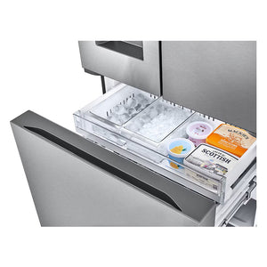 Réfrigérateur porte française à profondeur de comptoir 36 po, 26 pi³ Inox avec Wi-Fi et distributeur d'eau