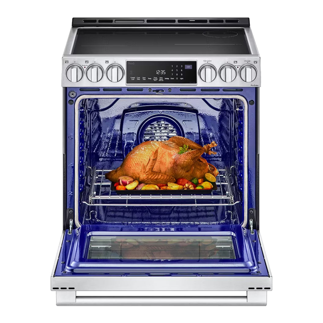 Cuisinière à induction encastrable 30 po 6,3 pi³ Inox - Studio - Air Fry & InstaView®