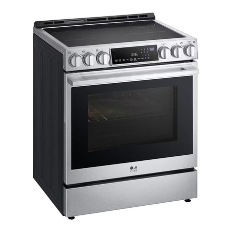 Cuisinière à induction encastrable 30 po 6,3 pi³ Inox avec Convection ProBake®, Air Fry et InstaView®