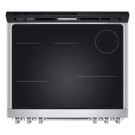 Cuisinière à induction encastrable 30 po 6,3 pi³ Inox - Studio - Air Fry & InstaView®