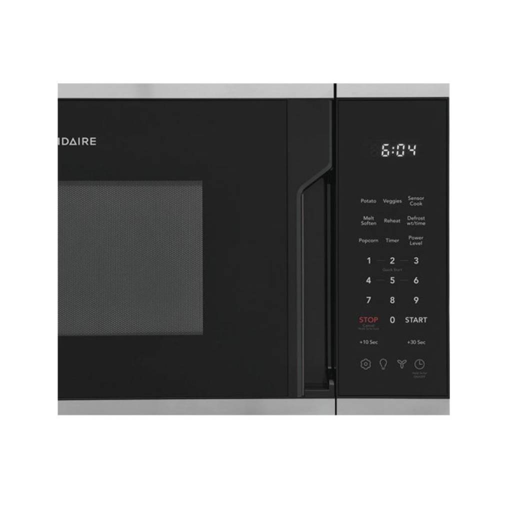 Micro-onde à hotte, capacité 1,8 pi³, 1000W, acier inoxydable
