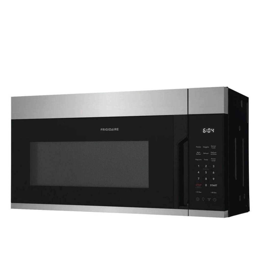 Micro-onde à hotte, capacité 1,8 pi³, 1000W, acier inoxydable