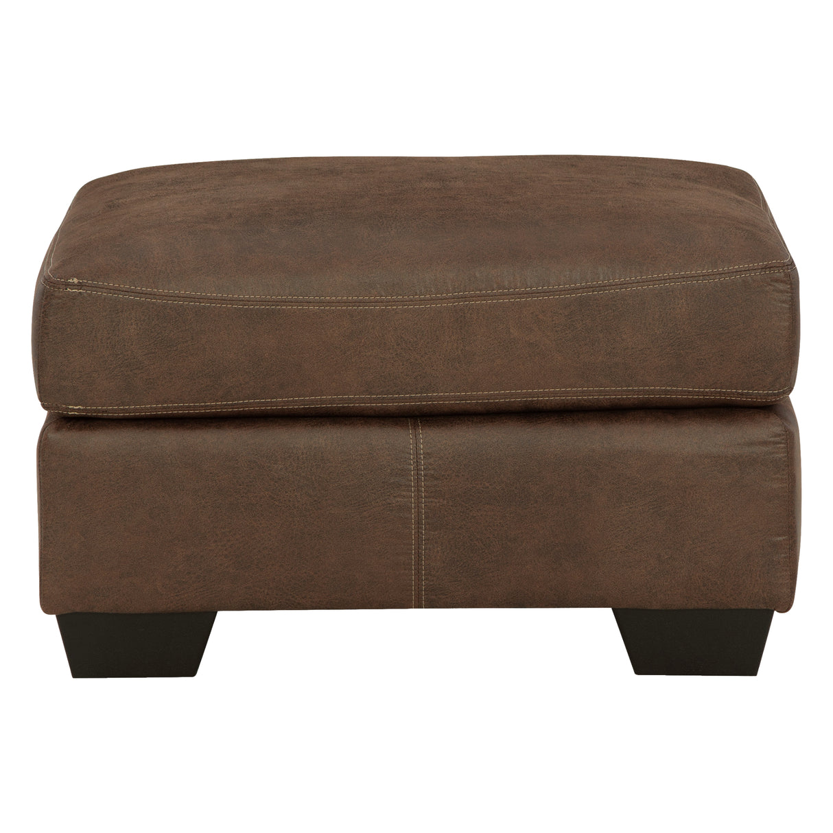 Ottoman Bladen en similicuir brun - Bladen