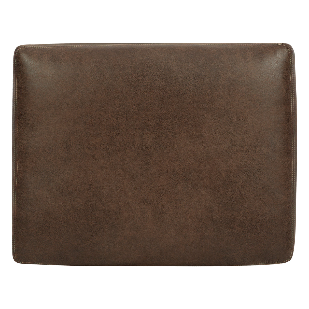 Ottoman Bladen en similicuir brun - Bladen