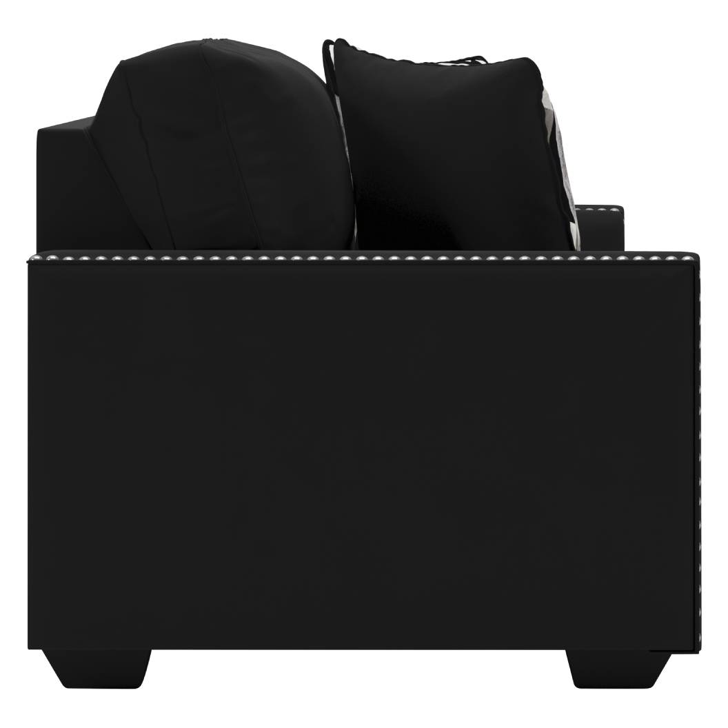Causeuse en tissu noir - Gleston