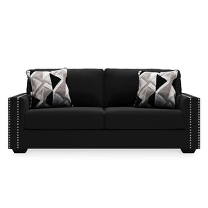 Sofa condo en tissu noir- Gleston