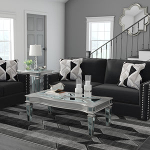 Sofa condo en tissu noir- Gleston
