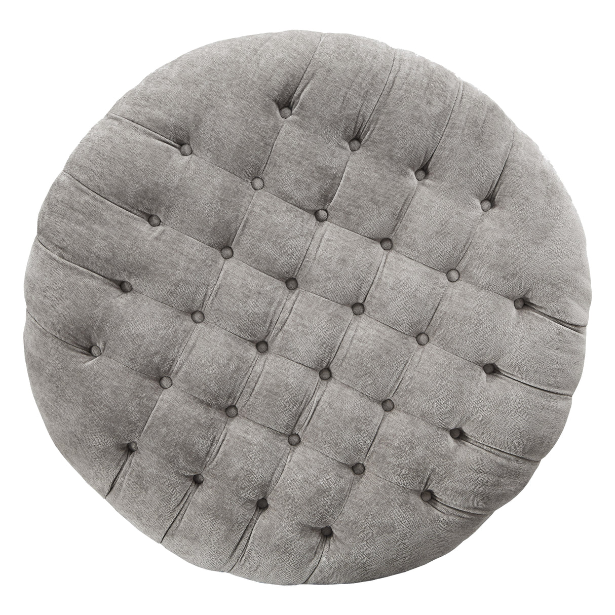 Ottoman surdimensionné Carnaby en tissu gris lin