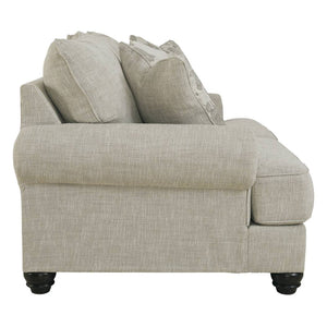 Causeuse en tissu beige pâle - Asanti
