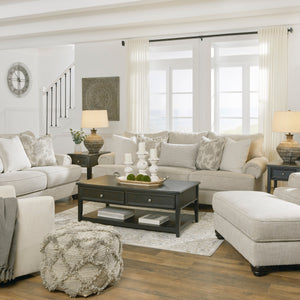 Sofa en tissu beige pâle - Asanti