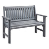 Banc de jardin en plastique recyclé - B01