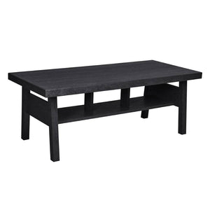 Table basse extérieure noire plastique recyclé - Tofino