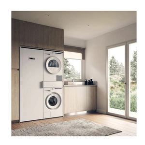 Sécheuse à chargement frontale compacte 4,1 pi³, blanche