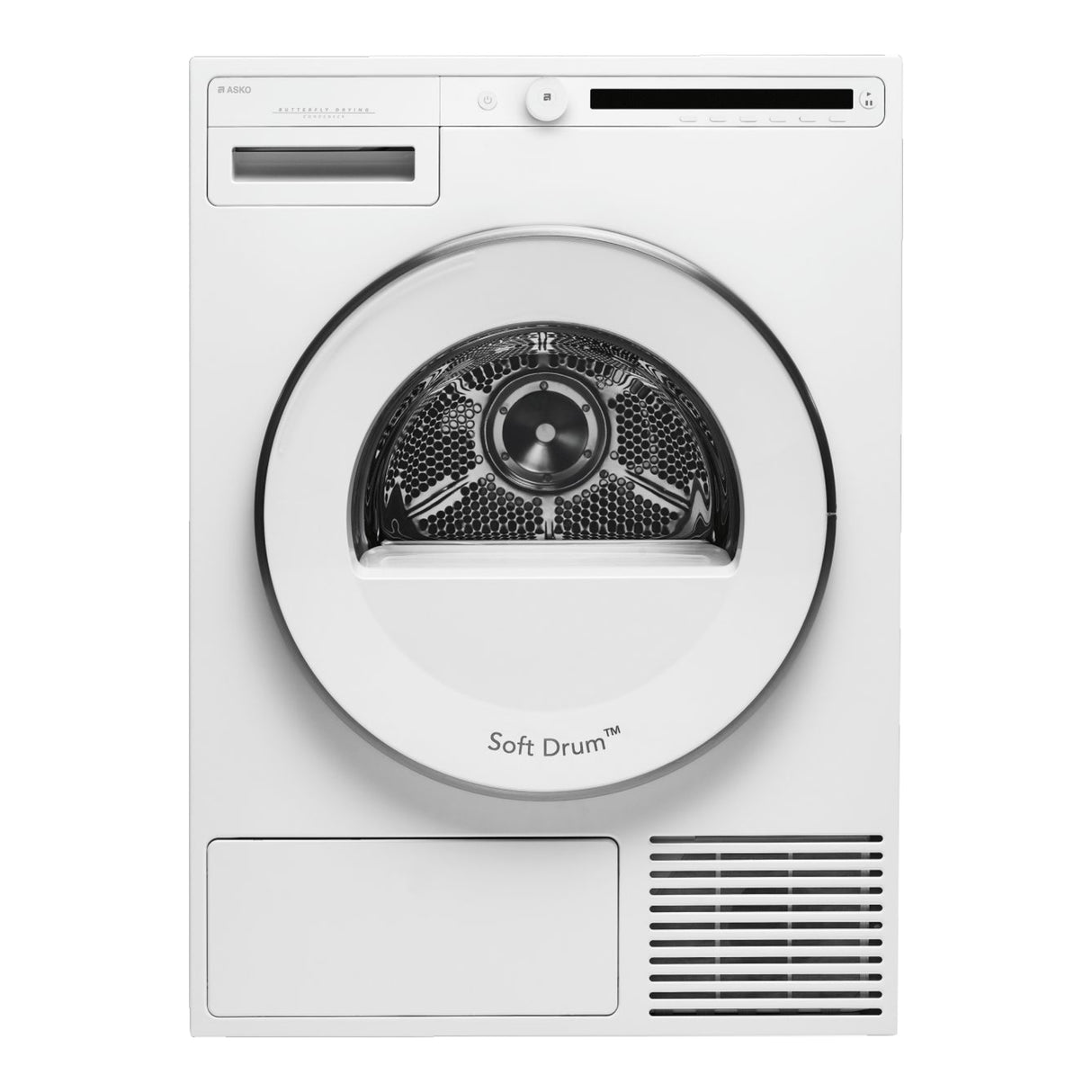 Sécheuse à chargement frontale compacte 4,1 pi³, blanche