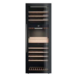 Refroidisseur à vin 28 po, 190 btl Noir à 3 zones