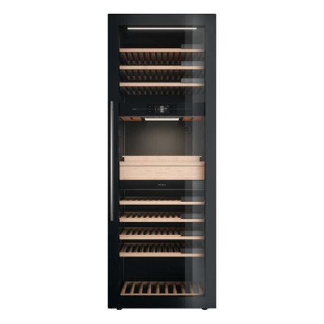 Refroidisseur à vin 28 po, 190 btl Noir à 3 zones