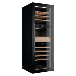 Refroidisseur à vin 28 po, 190 btl Noir à 3 zones
