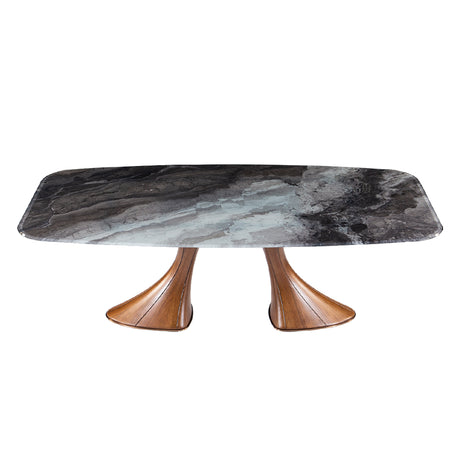 Table en verre de forme contour - Charles