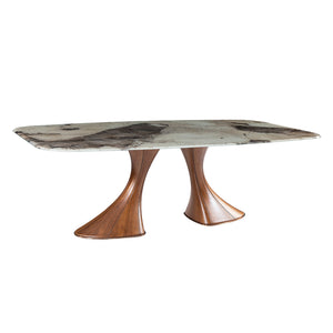 Table en verre de forme contour - Charles