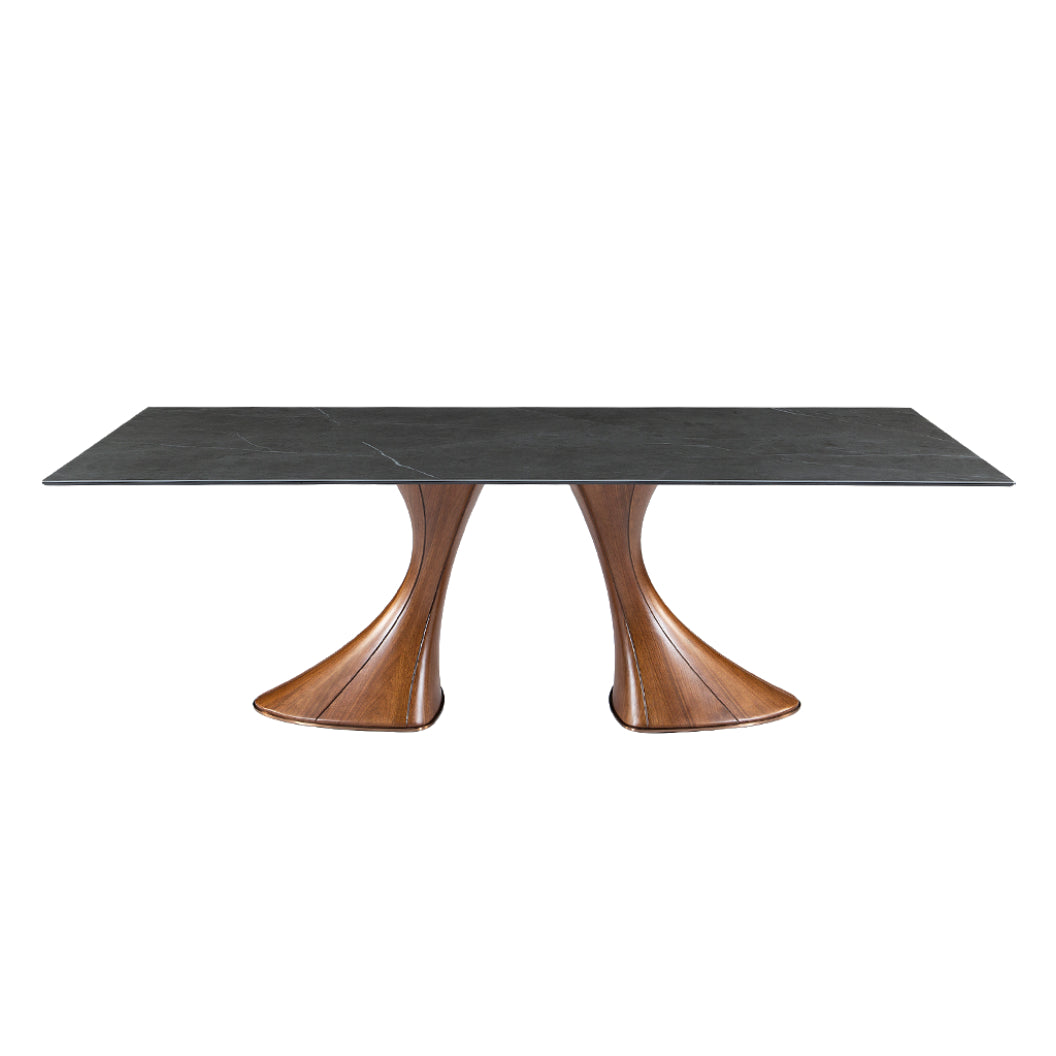 Table en céramique de forme rectangulaire - Charles