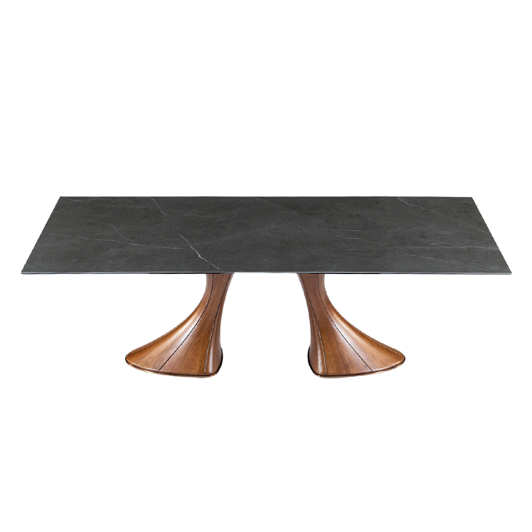 Table en céramique de forme rectangulaire - Charles