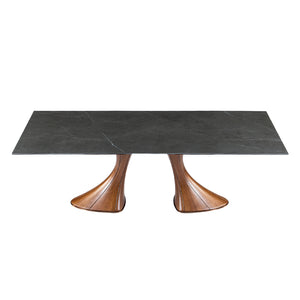 Table en céramique de forme rectangulaire - Charles