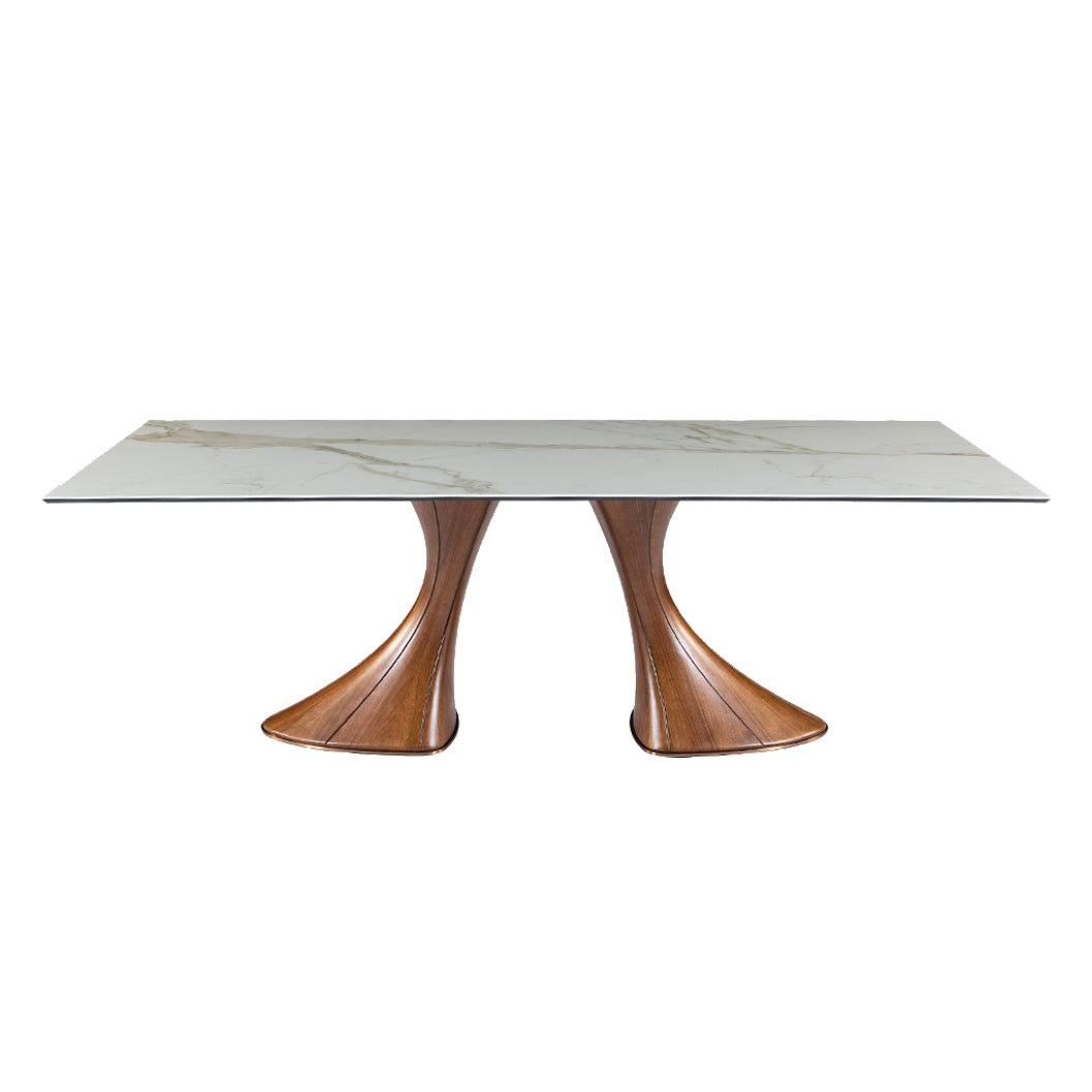 Table en céramique de forme rectangulaire - Charles
