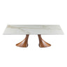 Table en céramique de forme rectangulaire - Charles
