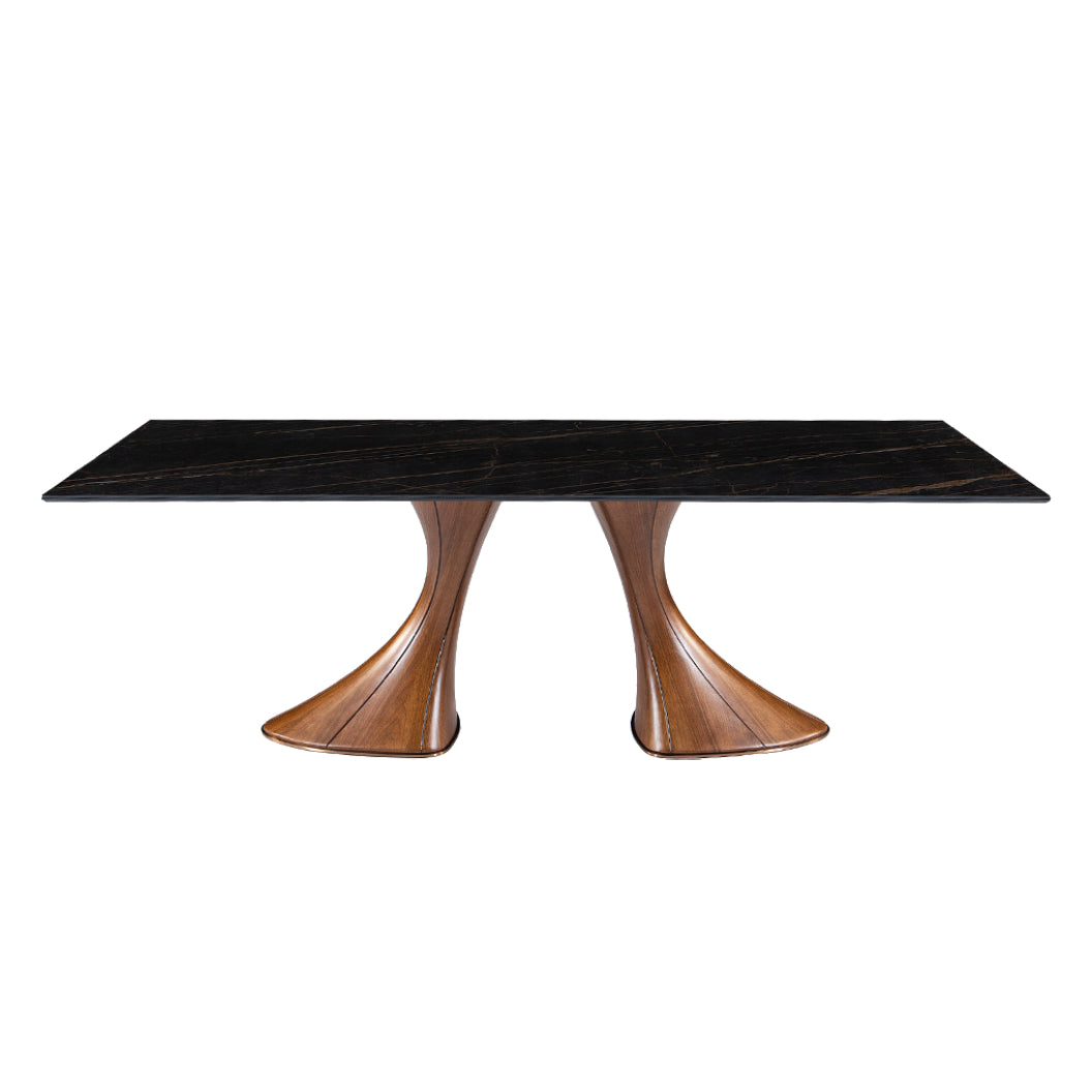 Table en céramique de forme rectangulaire - Charles