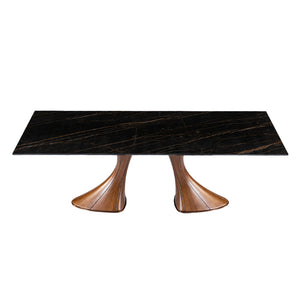 Table en céramique de forme rectangulaire - Charles