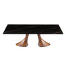 Table en céramique de forme rectangulaire - Charles